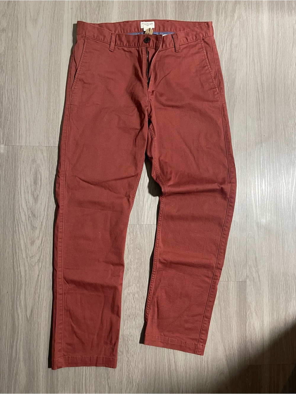 Men's Dockers Slim Tapered Pants in Rust